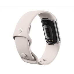 Fitbit Charge 6, Porcelain/Silver Aluminum - Thumbnail 2