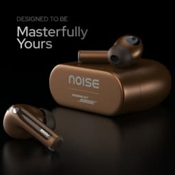 Noise Master Buds, Sound by Bose in-Ear Bluetooth Earbuds, Up to 49dB Adaptive ANC, LHDC 5.0, Immersive Spatial Audio, 44H Playtime with 6 mic ENC, Dual Pairing, IPX5 Ear Buds TWS (Espresso Bronze) - Thumbnail 3