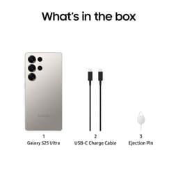 Samsung Galaxy S25 Ultra 5G (Titanium Gray, 12GB RAM, 256GB Storage) - Thumbnail 3