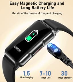 Mindrose Fitness Tracker Smart Watch with Heart Rate, Blood Oxygen Sleep Monitor Step Calorie Counter Pedometer for Women Men - Thumbnail 3