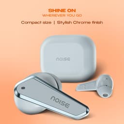 Noise Buds N1 Truly Wireless Earbuds with Chrome Finish, 40H of Playtime, Quad Mic with ENC, Ultra Low Latency Gaming (Up to 40 Ms), Instacharge(10 Min=120 Min), Bluetooth V5.3(Ice Blue) - Thumbnail 3