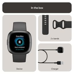 Fitbit Sense 2 Health &amp; Fitness Watch (Shadow Grey/Graphite Aluminium) with 6-Month Premium Membership - Thumbnail 9