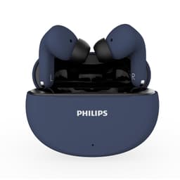 Philips TAT1269 Bluetooth Truly Wireless in Ear Earbuds with mic, 13mm Drivers, Bluetooth 5.4, 40H Playtime, IPX5, Fast Charging, Touch Controls, Voice Assistant, Mono Mode, LED Indicator(Cosmic Blue) - Thumbnail 1