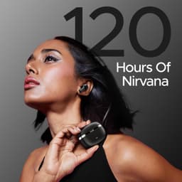 Boat Nirvana Ion, 120HRS Battery, Crystal Bionic Sound w/Dual EQ Modes, 4Mics ENx, App Support, Low Latency, IPX4, v.5.2 Bluetooth Earbuds, TWS Ear Buds Wireless Earphones with mic (Charcoal Black) - Thumbnail 3