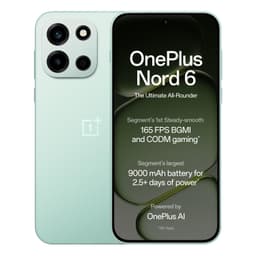 OnePlus Nord 6 | 8GB+256GB | Fresh Mint | Snapdragon 8s Gen 4 | Segment's First Stable 165FPS Gaming | Segment's Largest 9000mAh Battery | Most Complete IP Rating | Personalized AI - Thumbnail 1