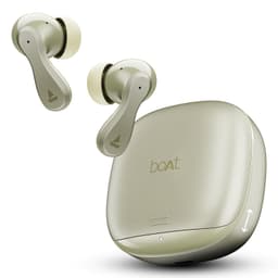 Boat Airdopes 313, 13mm Drivers, Glide Shell, 75H Battery, 4Mics ENx Tech, Stream Ad Free Music via App Support, Bluetooth Earbuds, TWS Ear Buds Wireless Earphones with mic (Gold Mist) - Thumbnail 1