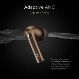 Noise Master Buds, Sound by Bose in-Ear Bluetooth Earbuds, Up to 49dB Adaptive ANC, LHDC 5.0, Immersive Spatial Audio, 44H Playtime with 6 mic ENC, Dual Pairing, IPX5 Ear Buds TWS (Espresso Bronze) - Thumbnail 6