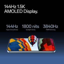 OnePlus Nord CE6 | 8GB+128GB | Pitch Black | Snapdragon 7s Gen 4 | Segment's Fastest Touch Response | 8000mAh Battery | 144Hz 1.5K AMOLED Display | 50MP Main + 32MP Selfie 4K Cameras | IP66,68,69,69K - Thumbnail 7