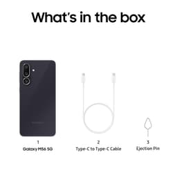 Samsung Galaxy M56 5G Mobile (Black, 8GB RAM, 128GB Storage)| Segment Slimmest | Gorilla Glass Victus+ | 10 Bit HDR Video | 50MP Camera | AI | Vapour Cooling Chamber | Lag-free Gaming| Without Charger - Thumbnail 12
