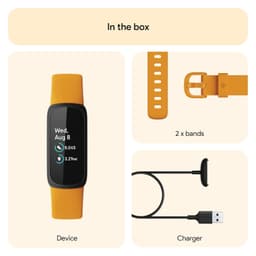Fitbit Inspire 3 Health &amp; Fitness Tracker (Morning Glow/Black) with 6-Month Premium Membership - Thumbnail 8