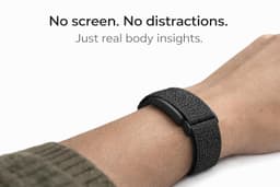 Screenless Fitness Band for Men &amp; Women | Sleep, Activity &amp; Recovery Tracker | Comfortable All-Day Wearable | Minimal Smart Health Band | Black - Thumbnail 4