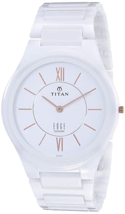 Titan Edge Ceramic White Dial Analog Ceramic Strap watch for Men-NS1696QC04/NT1696QC04 - Thumbnail 1