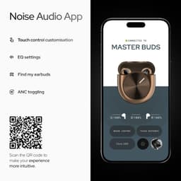 Noise Master Buds, Sound by Bose in-Ear Bluetooth Earbuds, Up to 49dB Adaptive ANC, LHDC 5.0, Immersive Spatial Audio, 44H Playtime with 6 mic ENC, Dual Pairing, IPX5 Ear Buds TWS (Espresso Bronze) - Thumbnail 5