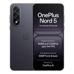 OnePlus Nord 5 | Snapdragon 8s Gen 3 | Stable 144FPS Gaming | Dual 50MP Flagship Camera | Powered by OnePlus AI | 256GB 8GB | Phantom Grey - Thumbnail 1