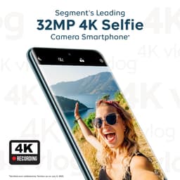 iQOO Z10R 5G (Aquamarine, 8GB RAM, 256GB Storage) | 32MP 4K Selfie Camera | Quad-Curved AMOLED Display | Dimensity 7400 Processor with 750K+ AnTuTu - Thumbnail 3