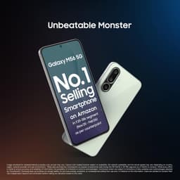 Samsung Galaxy M56 5G Mobile (Light Green,8GB RAM,128GB Storage)| Segment Slimmest | Gorilla Glass Victus+| 10 Bit HDR Video| 50MP Camera| AI | Vapour Cooling Chamber| Lag-free Gaming| Without Charger - Thumbnail 2