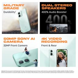 iQOO Z11x 5G (Prismatic Green, 8GB RAM, 128 GB Storage) | Dimensity 7400-Turbo Processor | 7200 mAh Battery | 4K Video Recording Front &amp; Back | IP68 &amp; IP69+ | Powered by OriginOS 6 - Thumbnail 9