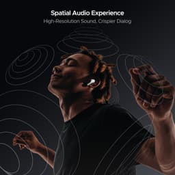 Boat Airdopes 300, Cinematic Spatial Audio, 50HRS Battery, 4Mic AI ENx, Fast Charge, App Support, Low Latency, IPX4, v5.3 Bluetooth TWS in Ear Earbuds Wireless Earphones with mic (Chrome White) - Thumbnail 7