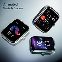 Boat Wave Call 3 Smartwatch 1.83” HD Display with Animated Watch Faces; BT Calling, Functional Crown, Multiple Sports Modes, IP68, HR, SpO2 Monitor, Smart Watches for Men &amp; Women (Bold Black) - Thumbnail 3