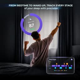 Alti FIT+ Smart Fitness Band | Screenless Minimal Design | 30+ Days Battery | HRV, SpO2, Sleep &amp; Stress Tracking | Multi Sports Modes | Lightweight Wearable for Men &amp; Women - Thumbnail 5