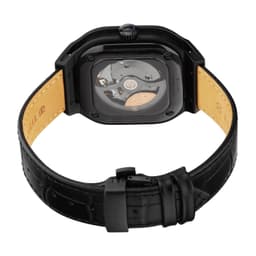 Titan Regalia Stellar Automatic Aventurine Dial Leather Strap Watch for Men-10008NL01 - Thumbnail 6