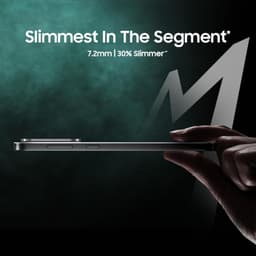 Samsung Galaxy M56 5G Mobile (Light Green,8GB RAM,128GB Storage)| Segment Slimmest | Gorilla Glass Victus+| 10 Bit HDR Video| 50MP Camera| AI | Vapour Cooling Chamber| Lag-free Gaming| Without Charger - Thumbnail 4