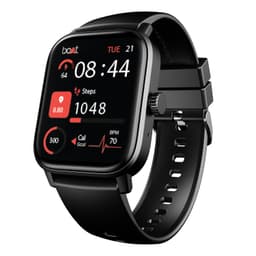 Boat Wave Call 3 Smartwatch 1.83” HD Display with Animated Watch Faces; BT Calling, Functional Crown, Multiple Sports Modes, IP68, HR, SpO2 Monitor, Smart Watches for Men &amp; Women (Bold Black) - Thumbnail 1
