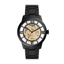 Fossil Men Leather Townsman Analog Black Dial Watch-Me3155, Brown, Free Size, Band Color-Brown - Thumbnail 9