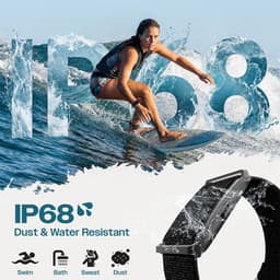 Maxelon Maxfit Smart Fitness Band with Upto 40 Days Battery Life, 130+ Sports Modes, Advanced Health Tracking, Stress, Sleep, Smart Notifications – Black - Thumbnail 5
