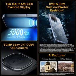 iQOO 15R (Dark Knight, 8GB RAM, 256GB Storage) | Snapdragon® 8 Gen 5 Processor | India’s Slimmest Smartphone in 7600mAh Battery* | Segment's Most Stable 144FPS Gaming* - Thumbnail 5