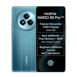 realme NARZO 80 Pro 5G (Racing Green,8GB+256GB) | Segment's 1st MediaTek Dimensity 7400 Chipset | 6000mAh Titan Battery + 80W Ultra Charge | 4500nits HyperGlow Esports Display | IP69 Waterproof - Thumbnail 1