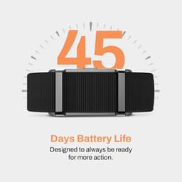 Pebble Newly Launched Qore 2 Premium Metal Fitness Band | 45 Days Battery Life, Heart Rate, SpO2, HRV &amp; Body Temp Monitor, Sleep Tracker, AI Health Analysis, Smart Notifications (Cosmic Black) - Thumbnail 3