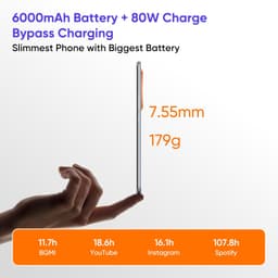 realme NARZO 80 Pro 5G (Racing Green,8GB+256GB) | Segment's 1st MediaTek Dimensity 7400 Chipset | 6000mAh Titan Battery + 80W Ultra Charge | 4500nits HyperGlow Esports Display | IP69 Waterproof - Thumbnail 8