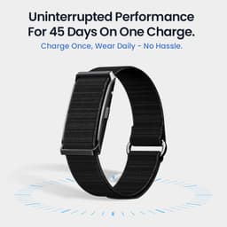 Pebble Newly Launched Qore Fitness Band with 45 Days Battery Life | 100+ Sports Modes | Advanced Health Tracking | HR &amp; SpO2| Stress| Sleep | OneKey Measurement | Smart Notifications - Black - Thumbnail 3