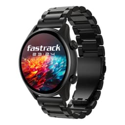 Fastrack Astor FR2 Pro 1.43" AMOLED Stainless Steel Smart Watch with SpO2, Heart Rate, BT Calling, Adaptive AOD, Functional Crown, AI Voice Assistant – Smartwatch for Stylish Professionals (Black) - Thumbnail 1
