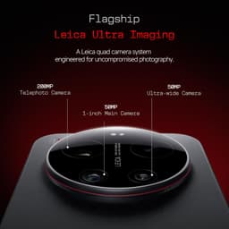 XIAOMI 17 Ultra (Black, 16GB+512GB) |World's First Leica 1-Inch LOFIC Sensor |Snapdragon 8 Elite Gen 5 |2K AMOLED Display | 90W HyperCharge HyperOS 3 | HyperAI Flagship Experience - Thumbnail 5