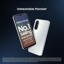 Samsung Galaxy M17 5G Mobile (Moonlight Silver, 6GB RAM, 128GB Storage) | 50MP OIS Triple Camera | Gorilla Glass Victus| IP54 | 6 Gen OS Upgrades | AI | Gemini Live | Lag-free Gaming | Without Charger - Thumbnail 2
