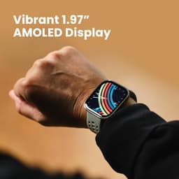 Amazfit Bip 6 Smart Watch 46mm, 14 Day Battery, 1.97" AMOLED Display, GPS &amp; Free Maps, AI, Bluetooth Call &amp; Text, Health, Fitness &amp; Sleep Tracker, 140+ Workout Modes, 5 ATM Water-Resistance, Black - Thumbnail 2
