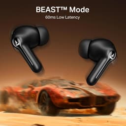 Boat 2025 Launch Airdopes Prime 413, 4Mics ENx, 50hrs Battery, Multipoint, App Support, BT v6.0, 12mm Drivers, ASAP Charge, Bluetooth Earbuds, TWS Ear Buds Wireless Earphones with mic (Active Black) - Thumbnail 8