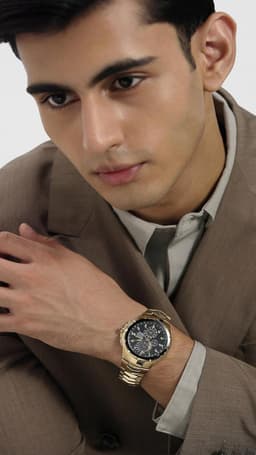 Seiko Analogue Men's Stainless Steel Watch (Black Dial Yellow Colored Strap) - Thumbnail 4