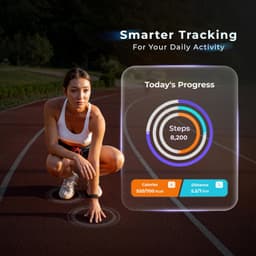 Alti FIT+ Smart Fitness Band | Screenless Minimal Design | 30+ Days Battery | HRV, SpO2, Sleep &amp; Stress Tracking | Multi Sports Modes | Lightweight Wearable for Men &amp; Women - Thumbnail 2