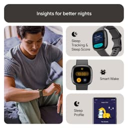 Fitbit Sense 2 Health &amp; Fitness Watch (Shadow Grey/Graphite Aluminium) with 6-Month Premium Membership - Thumbnail 4