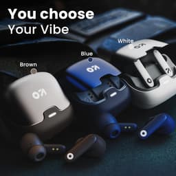 GOBOULT Z40 True Wireless in Ear Earbuds with 60H Playtime, Zen™ ENC Mic, Low Latency Gaming, Type-C Fast Charging, Made in India, 10mm Rich Bass Drivers, IPX5, Ear Buds TWS (Blue) - Thumbnail 11
