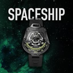 Atowak Stainless Steel Connected Wrist Watch with Leather Strap Water Resistant, Black Case Material 316L Stainless Steel Lens: Scratch-Resistant Sapphire Crystal - Thumbnail 2