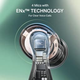 Boat Airdopes 313, 13mm Drivers, Glide Shell, 75H Battery, 4Mics ENx Tech, Stream Ad Free Music via App Support, Bluetooth Earbuds, TWS Ear Buds Wireless Earphones with mic (Gold Mist) - Thumbnail 5