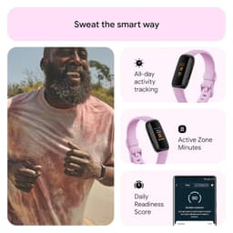 Fitbit Inspire 3 Health &amp; Fitness Tracker (Lilac Bliss/Black) with 6-Month Premium Membership - Thumbnail 3
