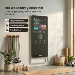 The Portl Studio | AI-Powered Smart Fitness Mirror | Personalised Workouts | Real-time Form Feedback | 250+ Workouts | 43 inch Touch Screen Display | All-in-one Gym | Companion App | 12-Month Warranty - Thumbnail 2