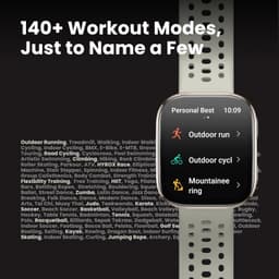 Amazfit Bip 6 Smart Watch 46mm, 14 Day Battery, 1.97" AMOLED Display, GPS &amp; Free Maps, AI, Bluetooth Call &amp; Text, Health, Fitness &amp; Sleep Tracker, 140+ Workout Modes, 5 ATM Water-Resistance, Black - Thumbnail 7